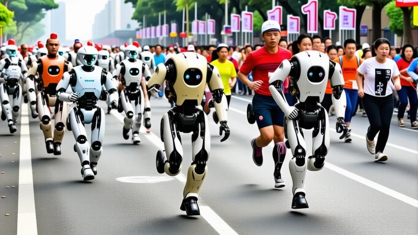 Robots Tried to Run a Half-Marathon in Beijing and It Was as Chaotic as You’d Expect