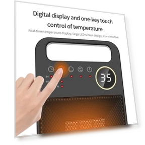 Smart Electric Heater with LCD Display — Heaters
