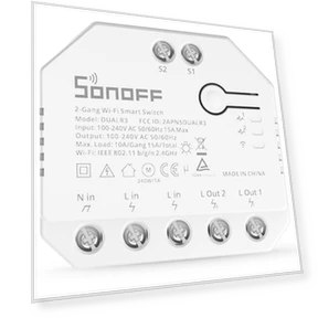 SONOFF DUAL R3 Smart Curtain Switch — Automation Devices by Sonoff