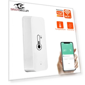 Smart WiFi Temperature and Humidity Detector — Home Climate Control, Tuya