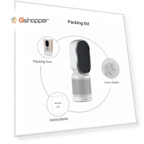 Intelligent Desktop Air Purifier with Negative Ion Technology — Air Ionizers