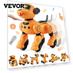 RC Robot Dog Toy with Touch & Voice Control — Entertainment Robots by VEVOR