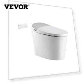 Smart Toilet with Heated Seat and Auto Freshening — Smart Toilets by VEVOR