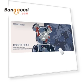 Extra Large Gaming Mouse Pad Robot Bear Design — Accessories by Bearbrick