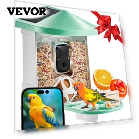 Smart Bird Feeder with 2K Camera — Feeders by VEVOR