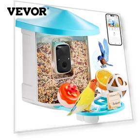 Smart Bird Feeder with 2K HD Camera — Feeders by VEVOR