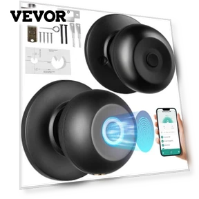 Smart Door Knob with Fingerprint & Bluetooth — Smart Locks by VEVOR