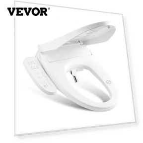 Smart Heated Bidet Toilet Seat with Side Control — Smart Toilets by VEVOR