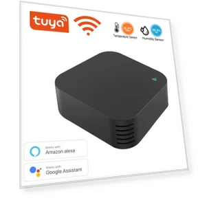 Smart IR Remote Control with Temperature and Humidity Sensor — Home Climate Control, Tuya