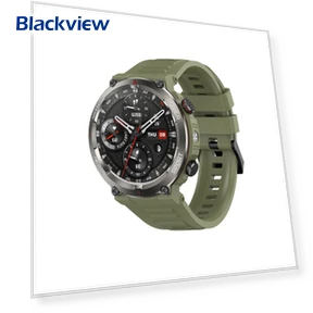 1.45" Rugged Smart Watch with LED Flashlight — Smartwatches and Fitness Trackers by Blackview