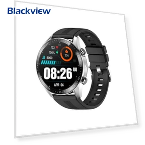 10-meter Water-resistant Sports Smart Watch Silver — Smartwatches and Fitness Trackers by Blackview