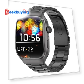 2.01-inch Curved Touch Screen Smartwatch with Bluetooth Calling — Smartwatches and Fitness Trackers