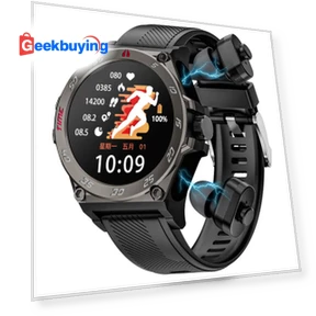 2-in-1 Smartwatch with Built-in TWS Earphones — Smartwatches and Fitness Trackers by LOKMAT