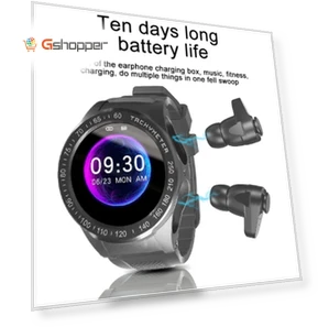 2-in-1 Smartwatch with Wireless Earbuds — Smartwatches and Fitness Trackers by Aipower