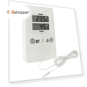 Digital LCD Indoor Outdoor Weather Station — Thermostats