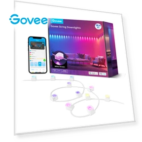 RGBIC String Downlights 5m — Smart TV Light Bars by Govee