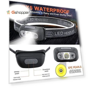 Sensor Headlight with LED — Headlamps