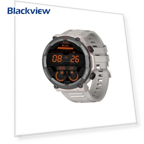 Stylish Sports & Fitness Smart Watch Gray — Smartwatches and Fitness Trackers by Blackview