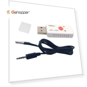 USB Temperature Sensor with Waterproof Probe — Thermostats by TEMPer