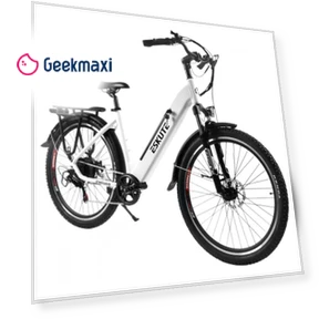 27.5" Electric Mountain Bike - White — Bikes by ESKUTE