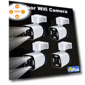 2K HD Outdoor WiFi Security Camera System with PTZ — Cameras