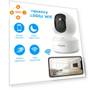 360° Smart Indoor Security Camera K30 — Cameras by Boykeep