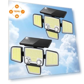 423 LED Solar Motion Sensor Security Flood Light — Portable Power Stations