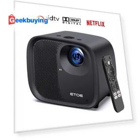 Android TV 11.0 Smart Projector with Netflix, 1080P Native Resolution — Projectors by ETOE