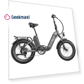 Foldable Step-thru Trekking E-bike FF20 Polar - Grey — Bikes by Fafrees