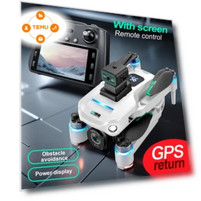 GPS Drone with Dual Cameras & 45-Min Flight Time — Robots and Drones by Long