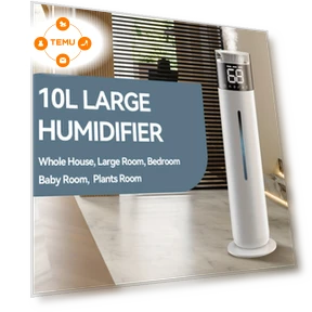 Large Room Smart Humidifier with 360° Nozzle — Humidifiers