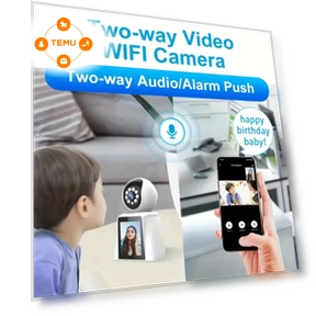 Smart Indoor WiFi Camera with 2.8" Display — Cameras