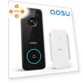 Smart Video Doorbell with 5MP Ultra HD Camera — Doorbells by AOSU