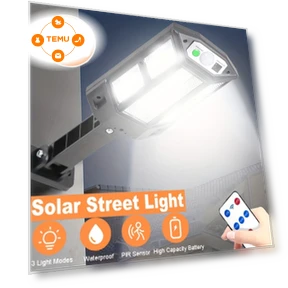 Solar Outdoor Motion Sensor Light with 43 LEDs — Portable Power Stations