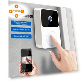 Smart WiFi Video Doorbell with Night Vision — Doorbells