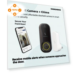 Wireless Camera Doorbell with Chime — Doorbells by Kangaroo