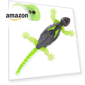 Rechargeable Remote Control Robot Gecko Toy for Kids — Interactive Figures & Robots, HEX BOTS