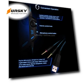 Игровая гарнитура с микрофоном — Гарнитуры, KOTION EACH