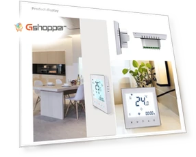 Цифровой WiFi термостат для обогрева помещения с сенсорным LCD дисплеем — Комнатные термометры, BHT