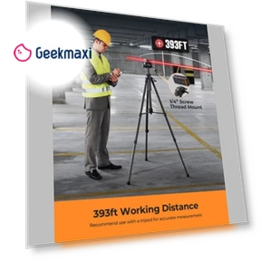 Bilateral Red Laser Measure — Laser Distance Measuring Tools, CIGMAN
