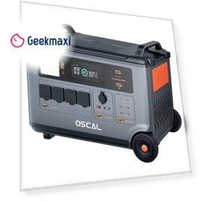 PowerMax6000 3600Wh 6000W Power Station with Battery Pack Kit — Chargers, OSCAL
