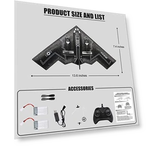 Remote Control B-2 Spirit Stealth Bomber Plane — Remote Control Aircraft, Fisca
