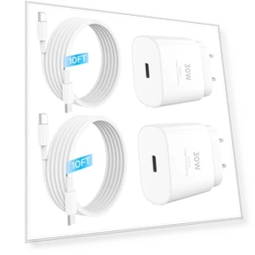 30W USB C Fast Charger with 10FT Type C to C Cable — Chargers, Shenzhen Xihuida Electronics Co., Ltd.