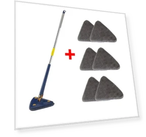360° Rotating Adjustable Cleaning Mop — Mop Accessories