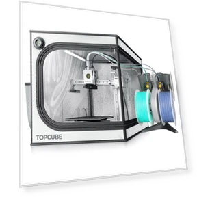 3D Printer Enclosure with LED Light — 3D Printing Bases, TopCube