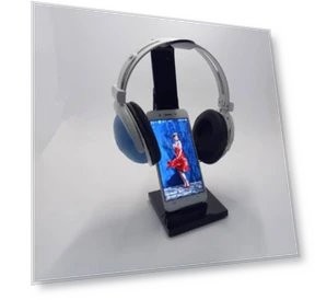 Acrylic Headphone Display Rack — Stands & Hangers