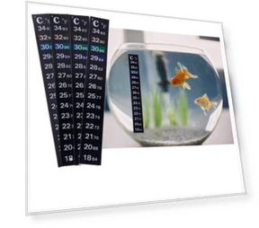 Digital Aquarium Fish Tank Refrigerator Thermometer Sticker — Thermometers