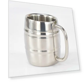 Stainless Steel Beer Mug — Coffee & Tea