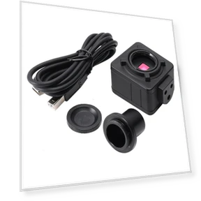 5MP CMOS Camera with USB Port and Digital Electronic Eyepiece — Microscopes, HAYEAR