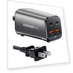 67W GaN डेस्कटॉप चार्जर — चार्जर और एडाप्टर, ESSAGER